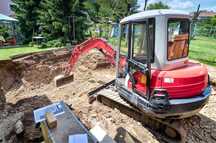 Excavari, sapaturi fundatii, drenaje, demolari, evacuare moluz
