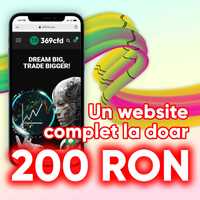 Site Web Complet Echipat - Preț Unic 200 RON!