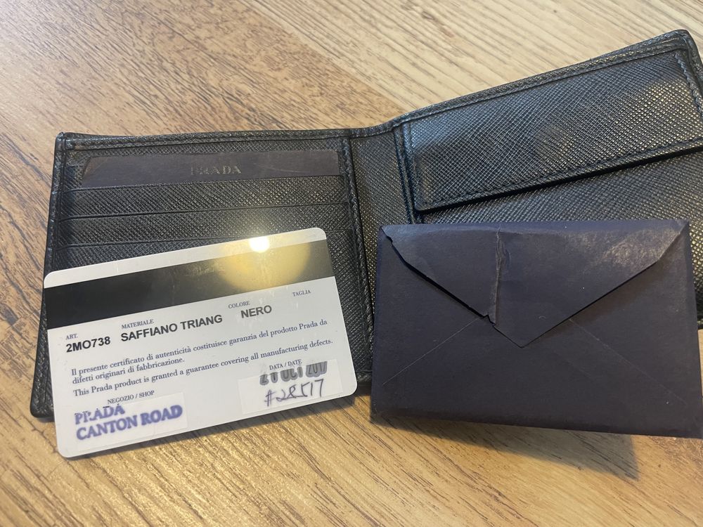 Prada Saffiano Wallet