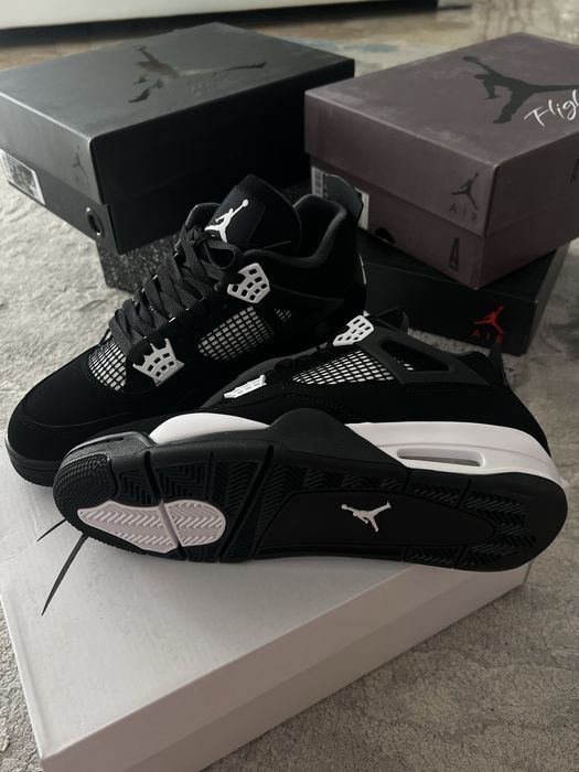 Jordan Retro 4 White Thunder