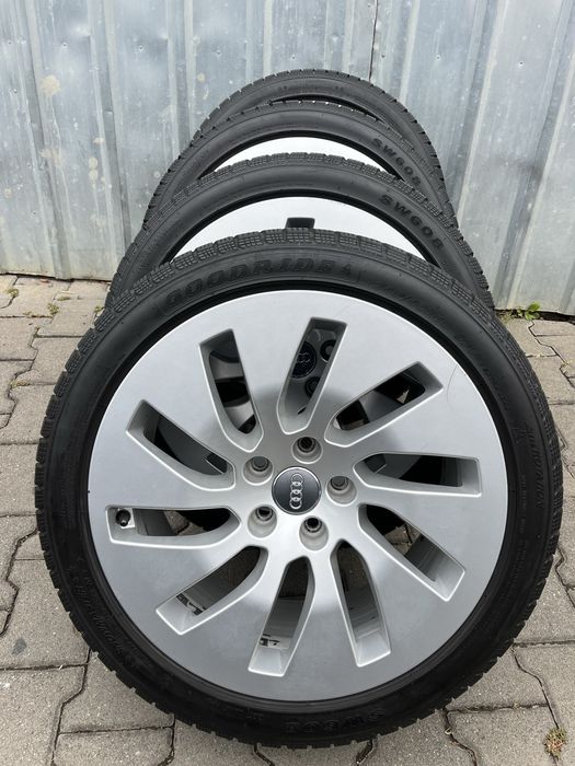 Jante aliaj 5x112mm, anvelope iarna 245/40 R18, Audi A4, A5, A6, A7 A8