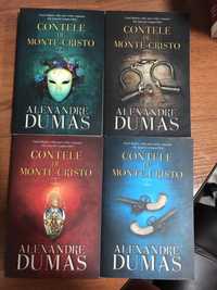 Vând setul de 4 volume “Contele de Minte-Cristo” de Alexandre Dumas