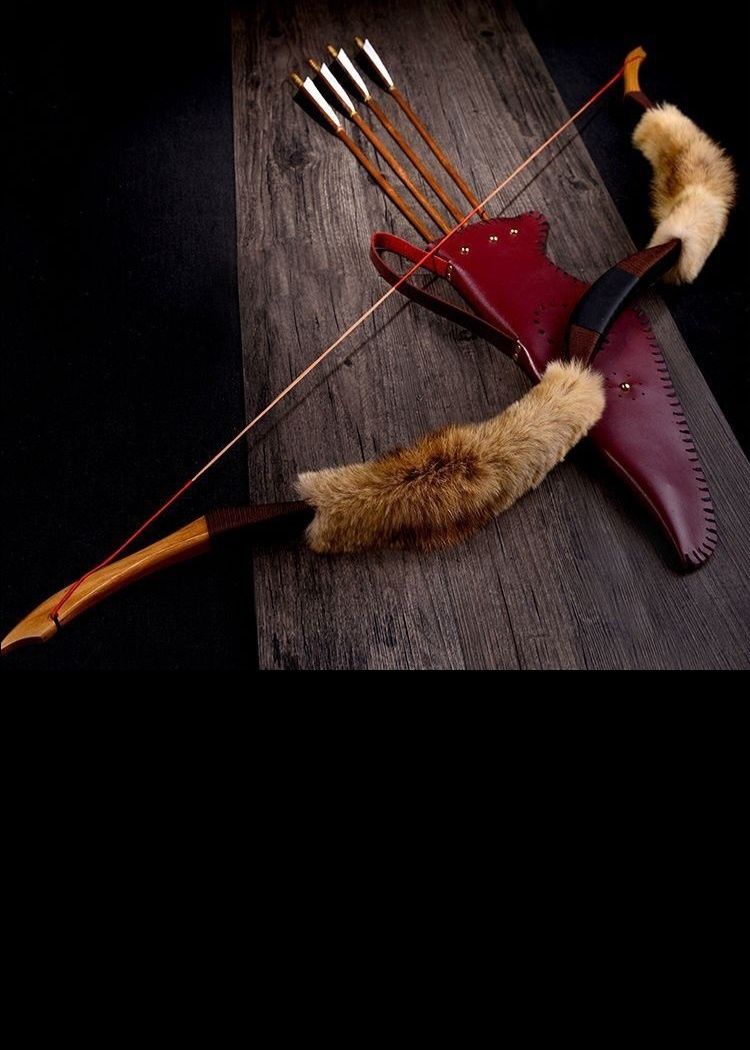 Новый лук с колчаном монгольский традиционный 30lb +3 стрелы