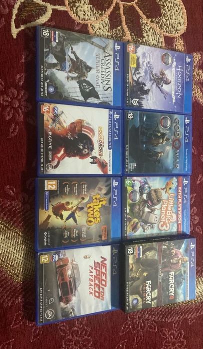 Диски на playstation 4