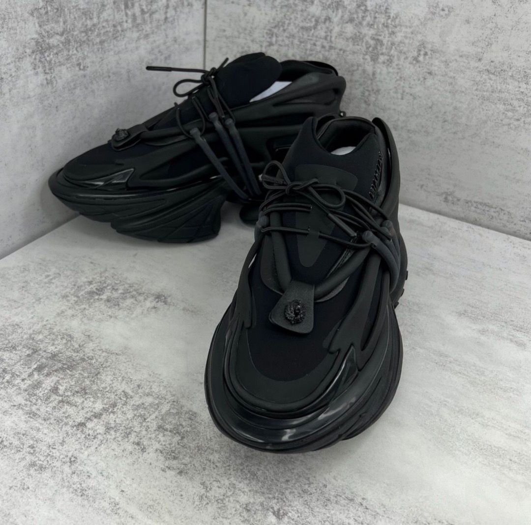 Sneakersi Adidași Balmain Unicorn FULL BLACK