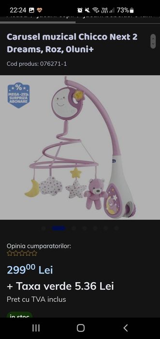Carusel muzical Chicco