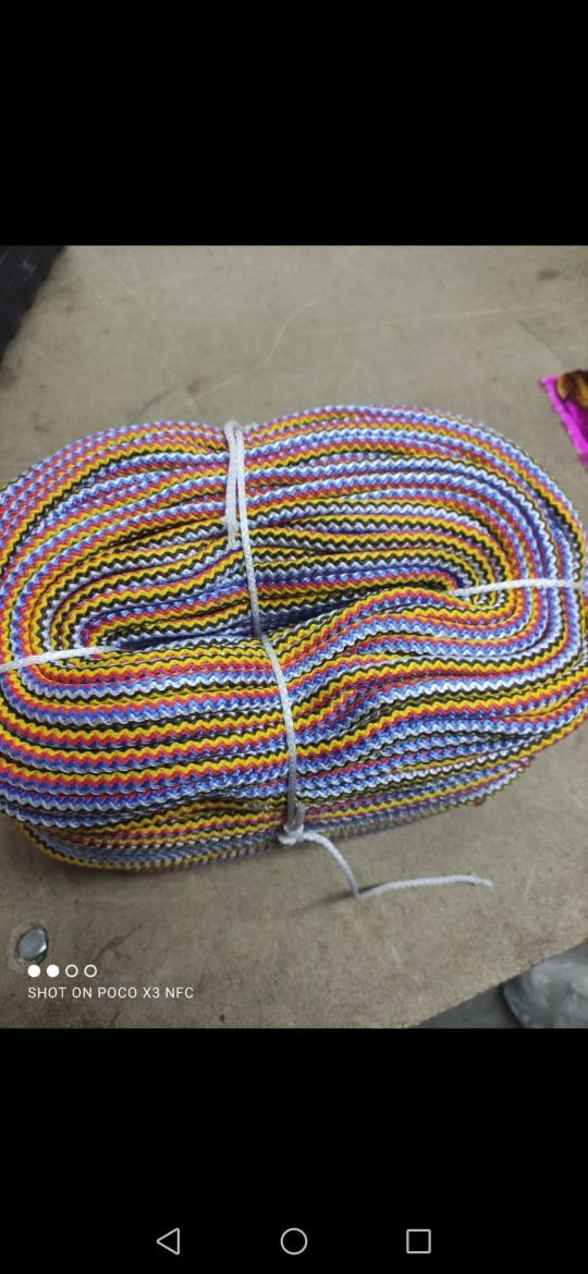 Продам верёвки толщина 8 мм.