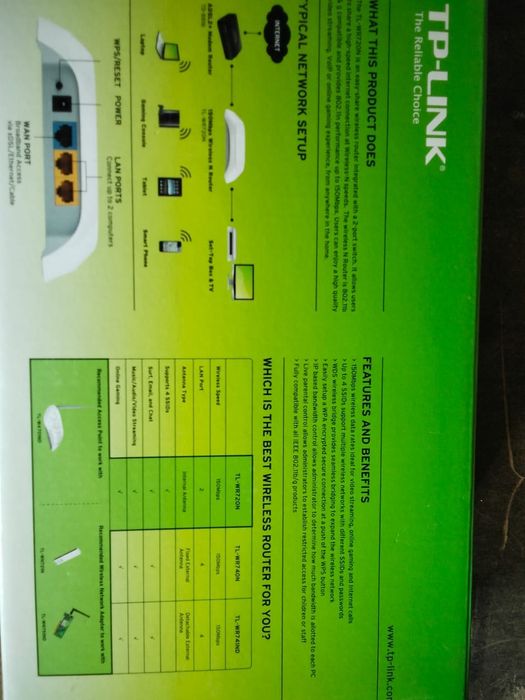 Модем TP-LINK. TL-WR720N.