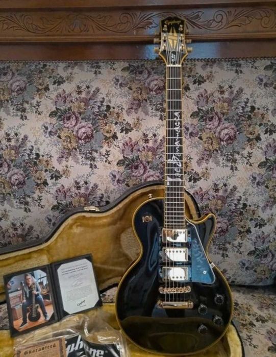 Epiphone Les Paul Joe Bonamassa Black Beauty '58 Custom Inlays Outfit