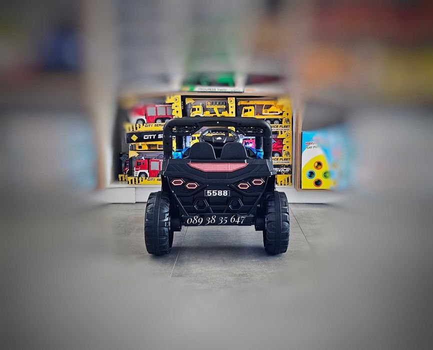 ТОП ЦЕНА!НОВО!Акумулаторен джип Fast с 12Vбатерия,дистанционно,USB