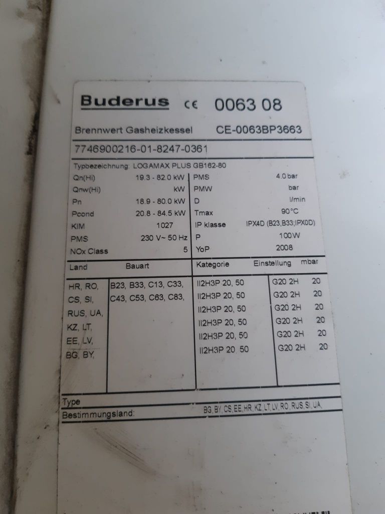 Calculator/ unitate centrala cazan Buderus