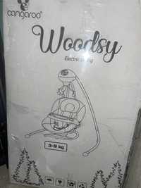 Бебешка електрическа люлка Woodsy