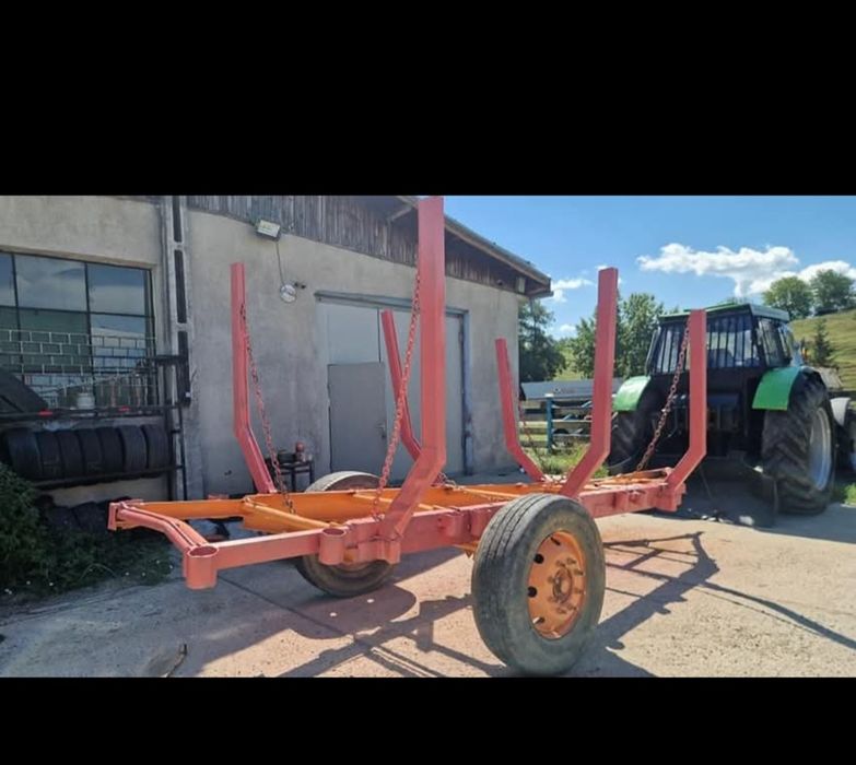 Remorca transport bușteni/forestieră