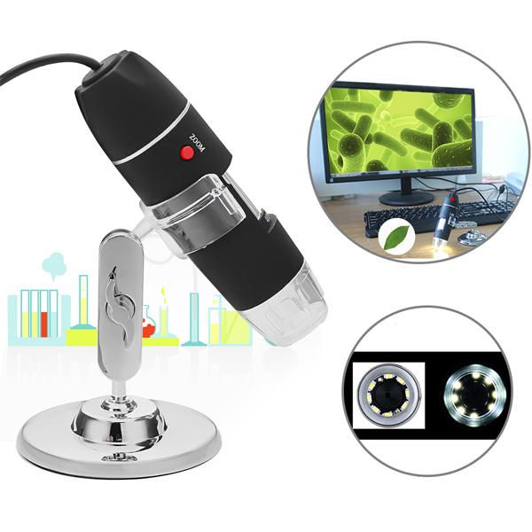 USB Електронни Микроскопи 500/1000/1600х микроскоп с метална поставка