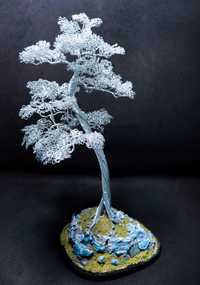 Bonsai din sârmă de oțel - 26 cm M2