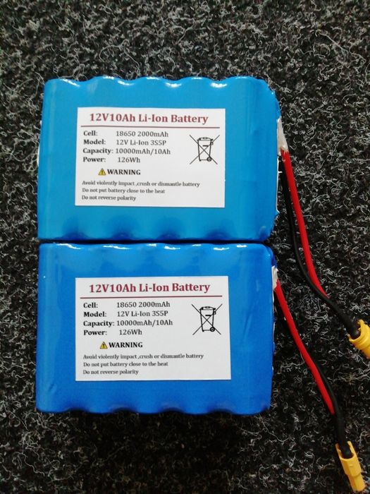 Baterie li ion 12v 10Ah