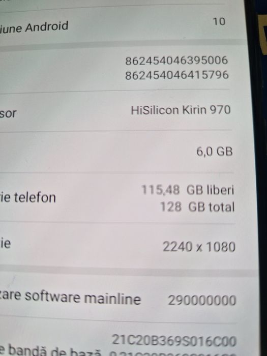 Huawei p20 pro 128 giga 6 ram