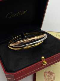 Brățară Cartier Trinity Aur Alb Galben Rose 19 cm