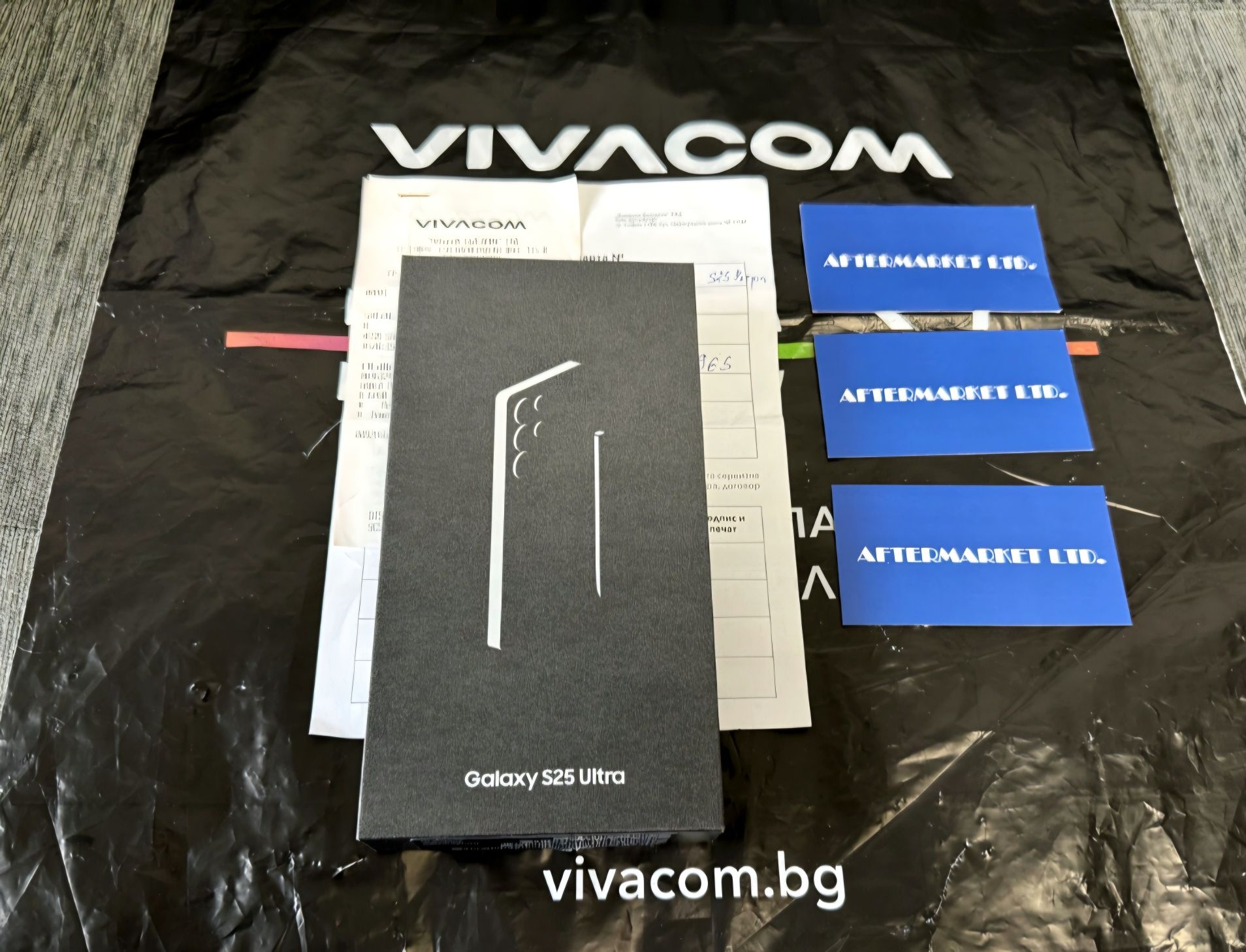 KATO НОВ 256GB Samsung Galaxy S25 Ultra Гаранция Vivacom 2027г. Gray