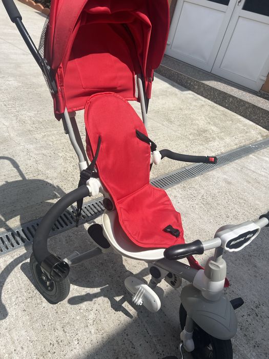 Vand Tricicleta cu scaun rotativ, 8-36 luni, roata cauciuc, mufa Mp3