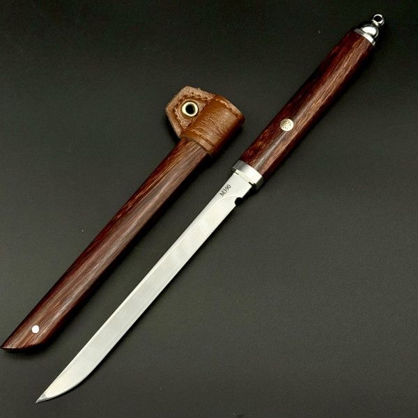 Японски нож Shinobi-Стомана M390,кания от палисандър