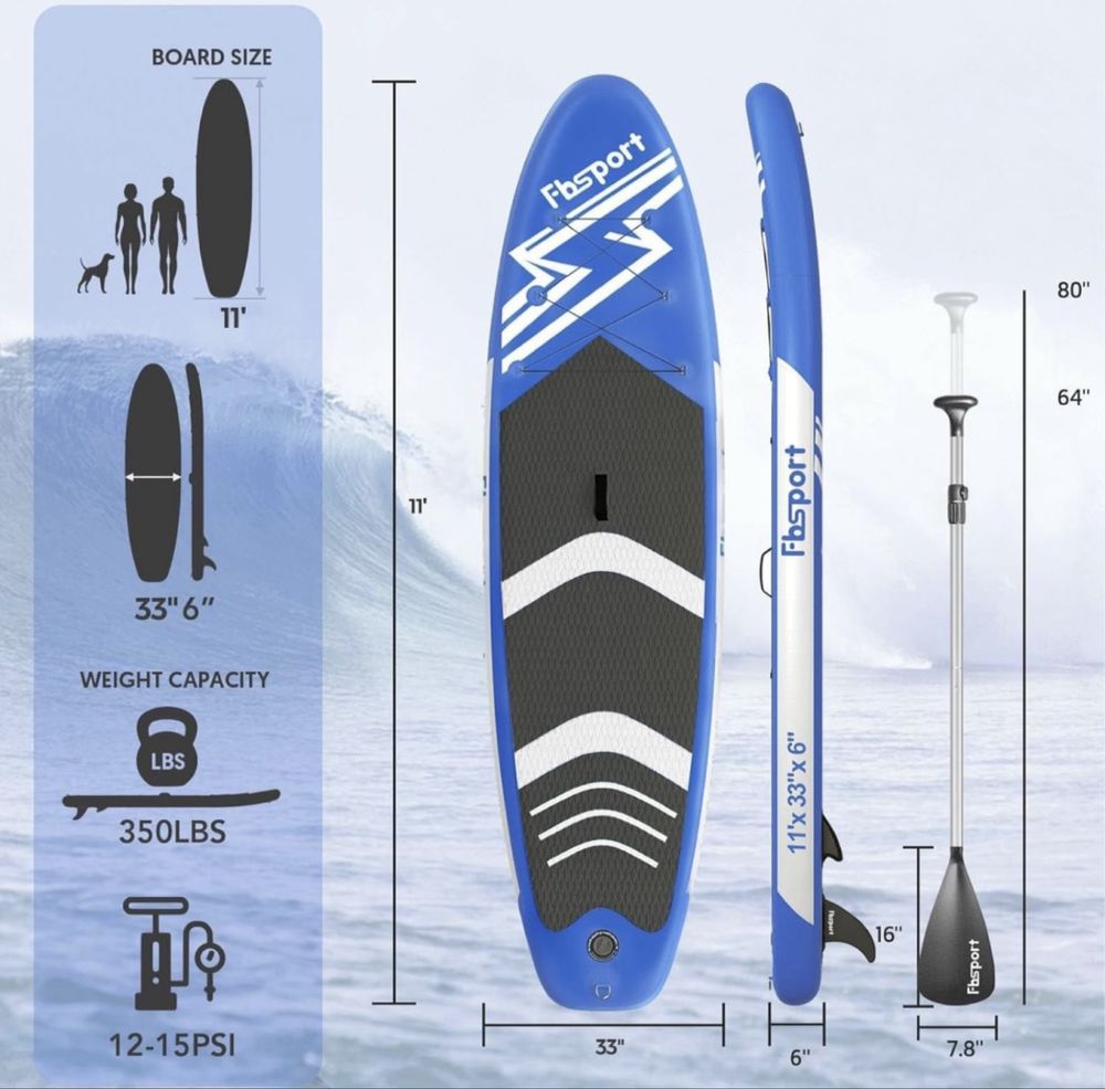 Paddle board - надуваема дъска