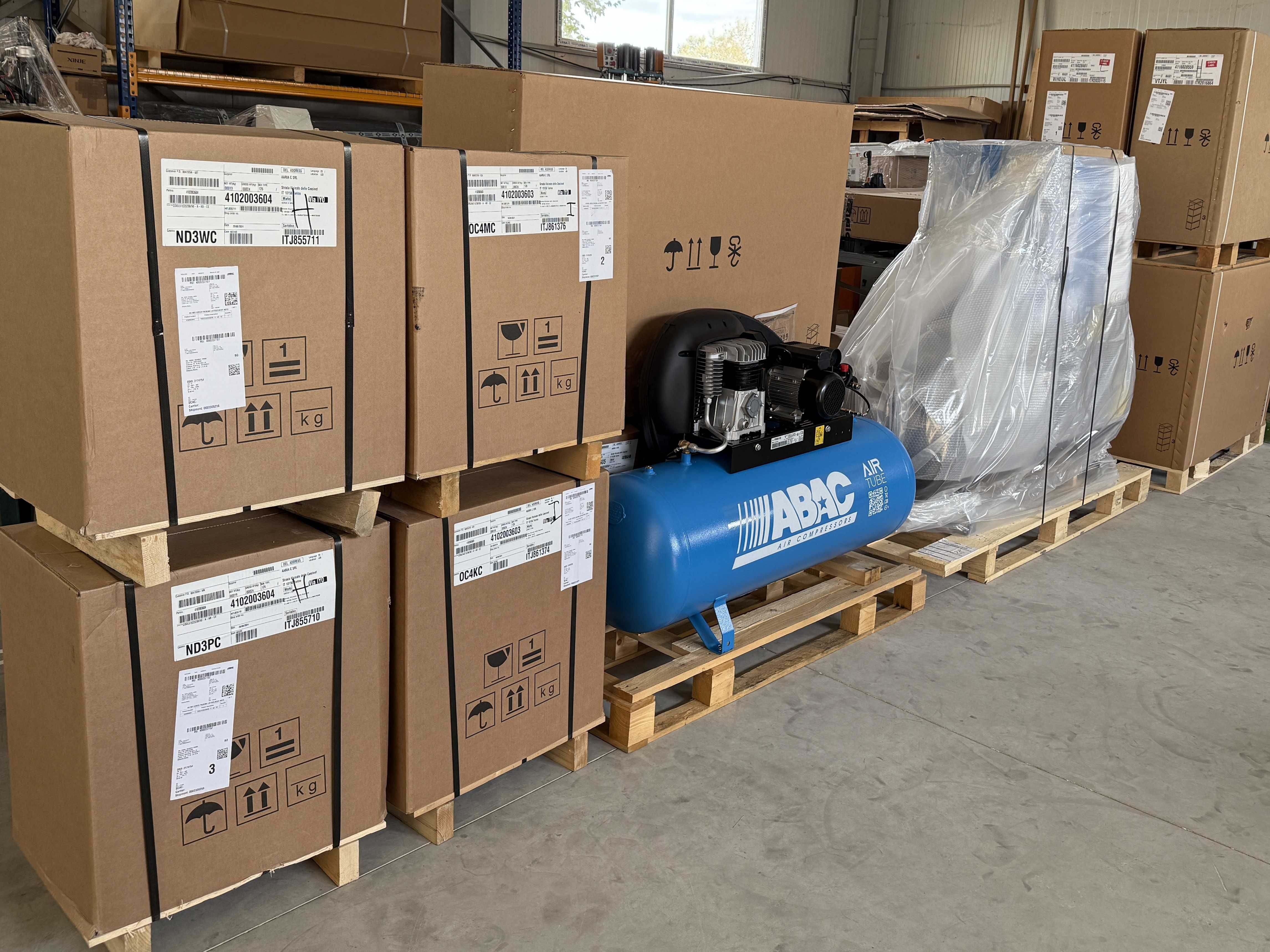 Бутален компресор ABAC B6000/500 CT 7 5 V400 CE