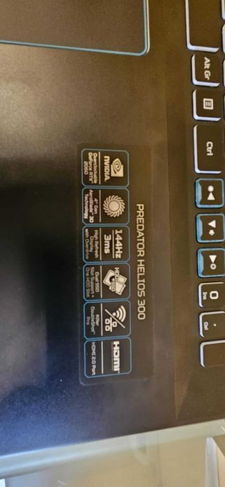 Acer Predator Helios 300 17.3"inch 144Hz PH317-53 Gaming Laptop