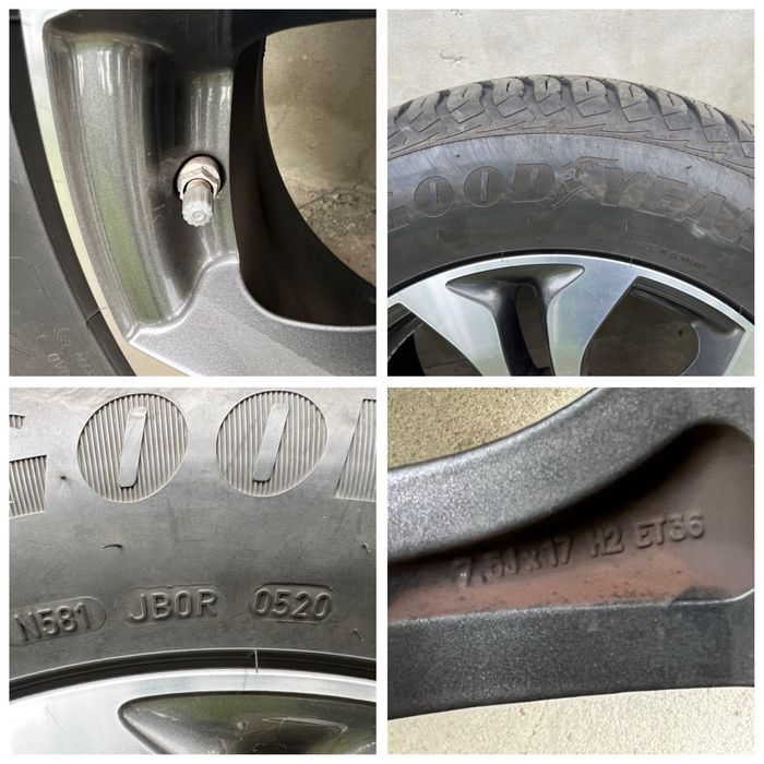 Roti ALLSEASON 235/65/17 originale MERCEDES GLC/GLK