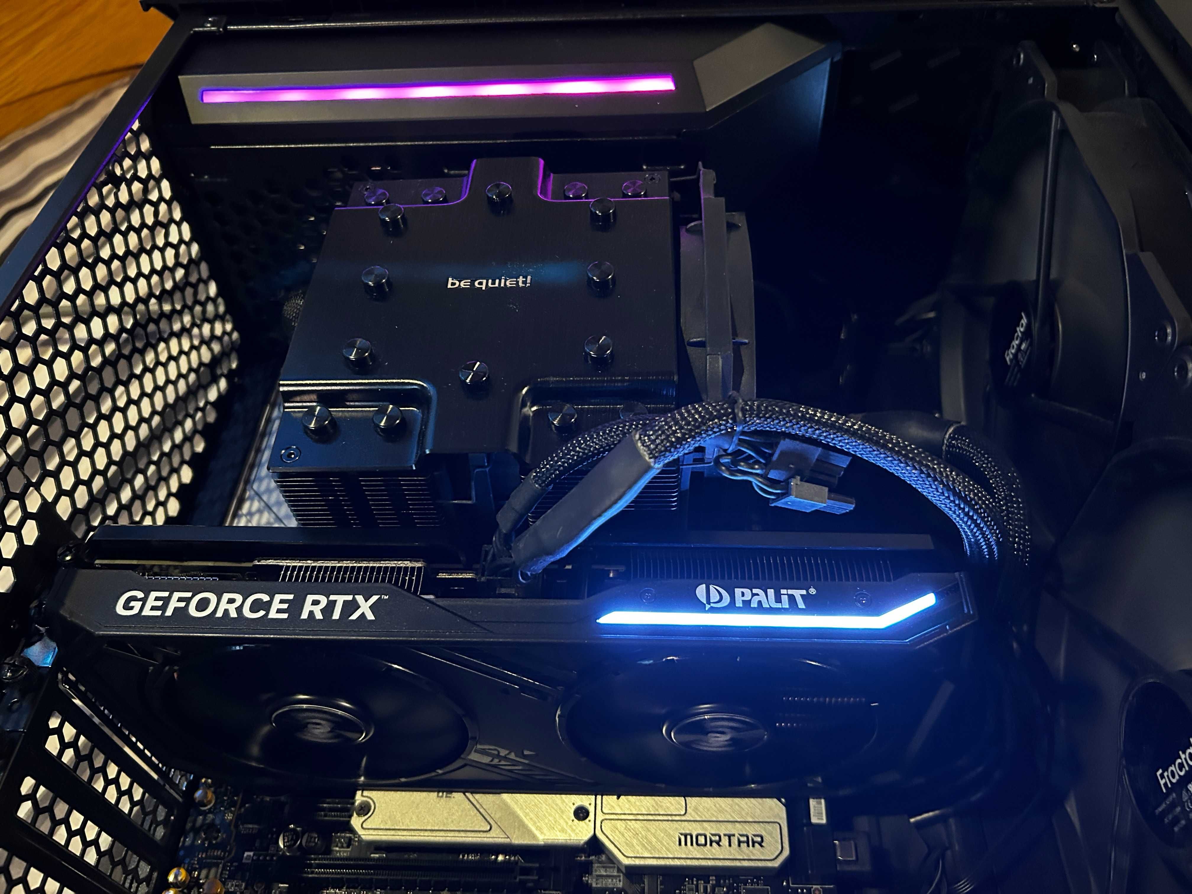 Геймърски i9 12900К/RTX 4070/32gb рам/Nvme+SSD 3tb/Fractal Desing Top