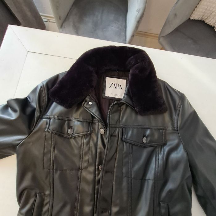 Мъжко кожено яке "ZARA "