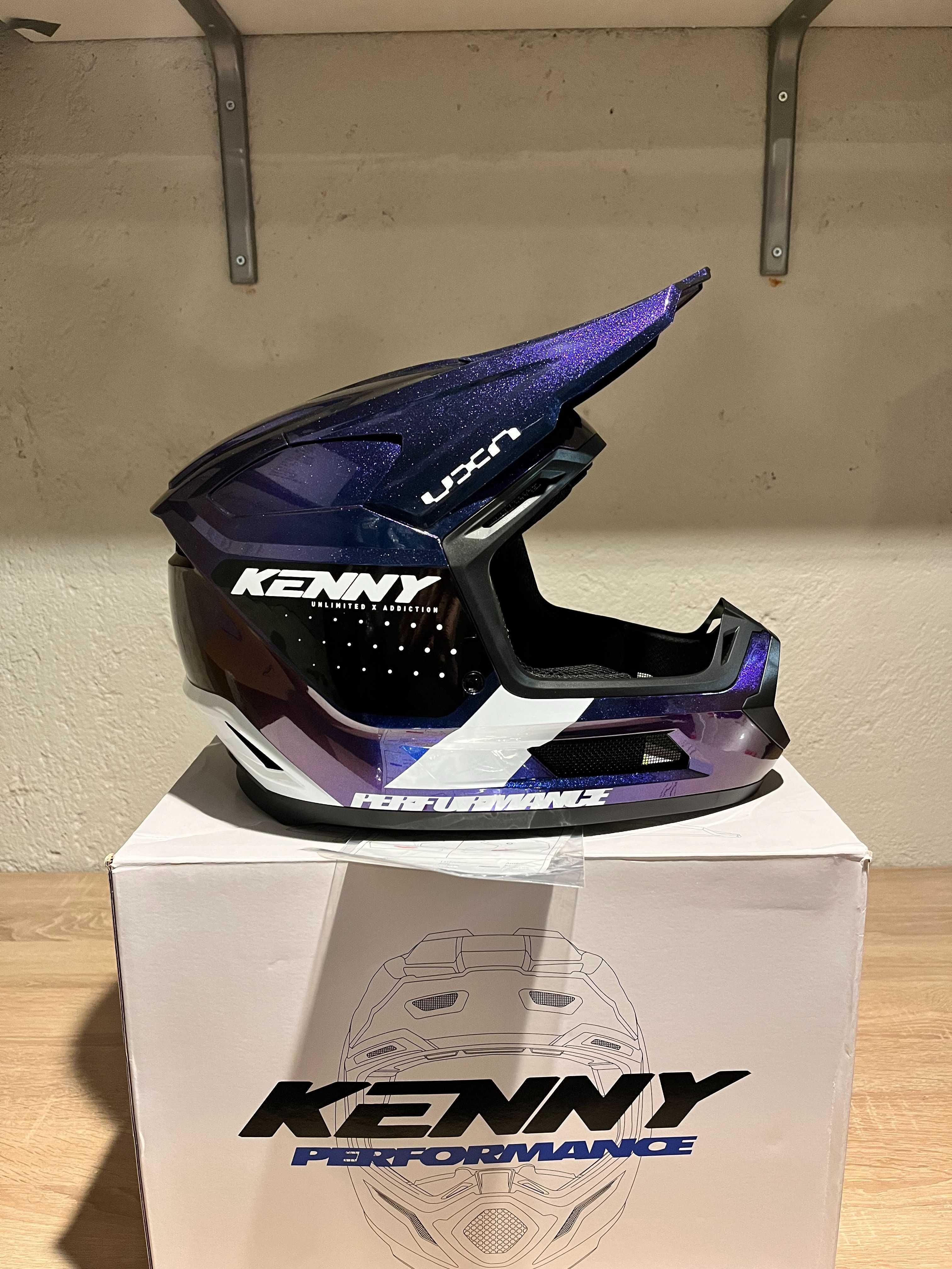 Casca moto cross enduro KENNY Performance noua M si XL cu ERT system