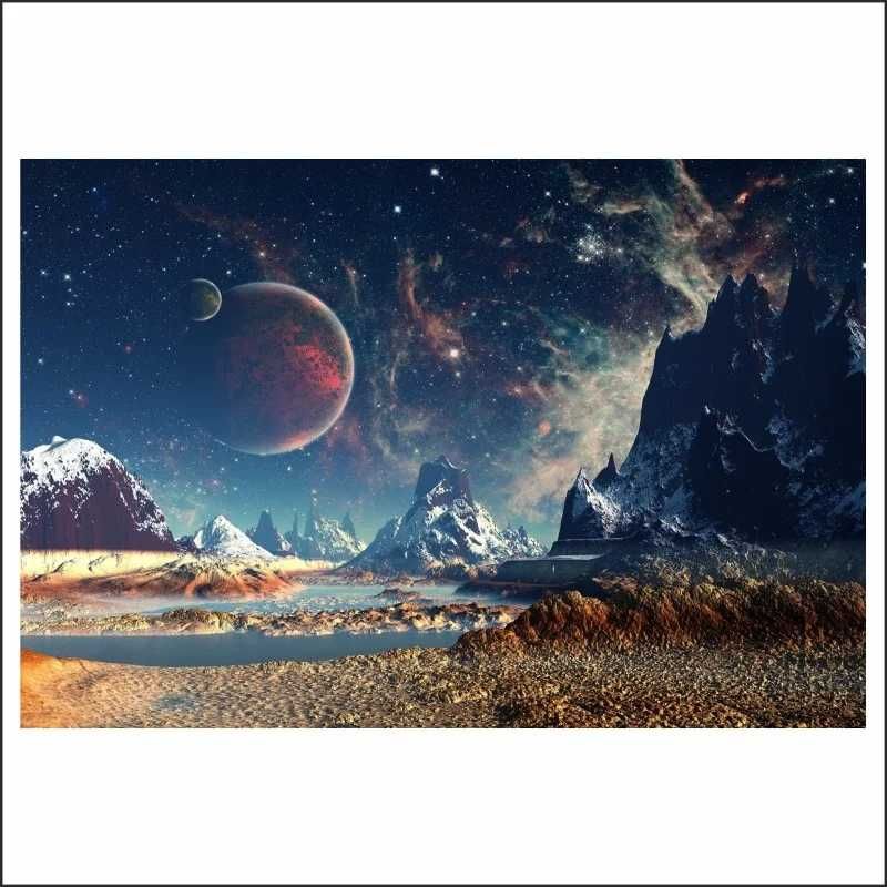 Lichidare stoc- 50% -Tablou canvas UNIVERS IN VIITOR (60X40 CM)-65 LEI
