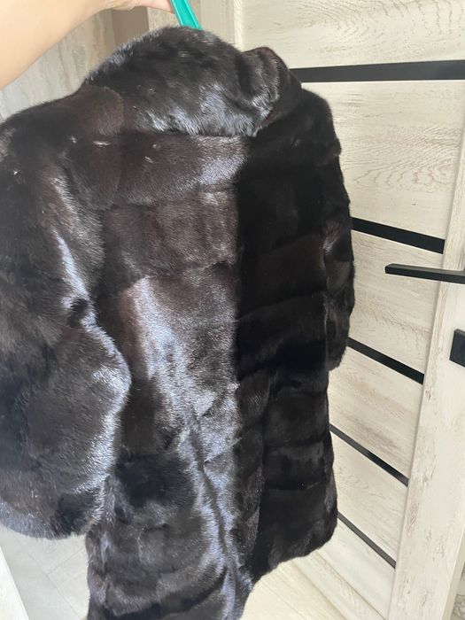 Черная Шуба норковая