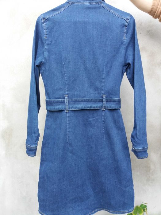 Рокля с дълъг ръкав деним