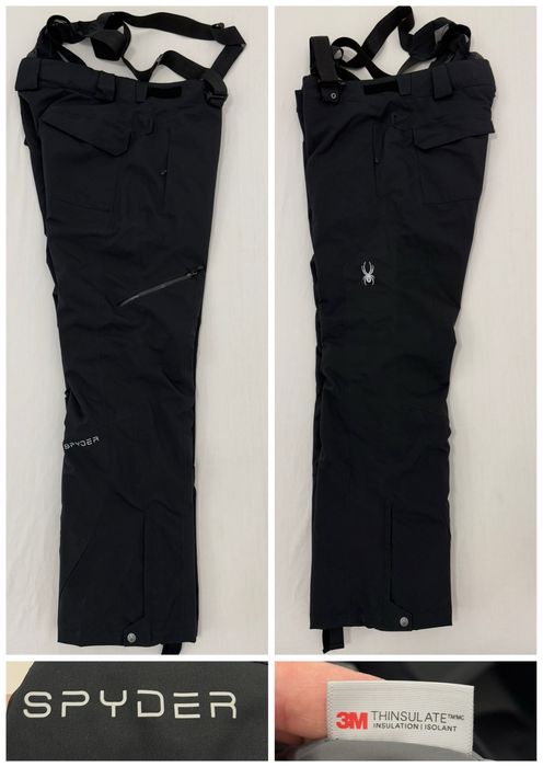 Pantaloni SPYDER (XXL bărbat) Ski Snowboard bretele salopeta zapada