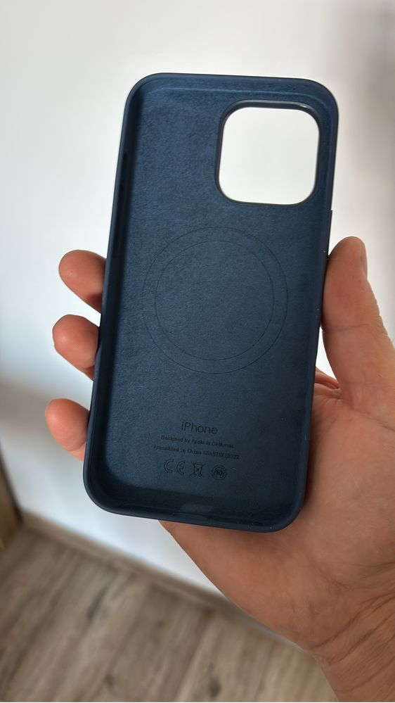 Husa silicon iPhone 16 Pro Max Albastru inchis