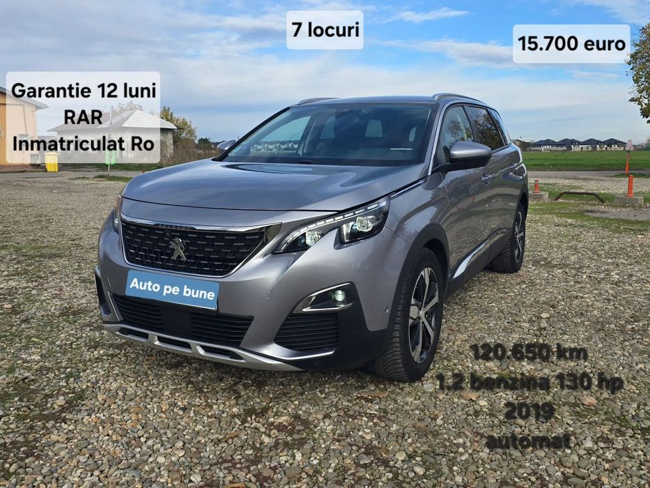 Peugeot 5008 Super autoturism 7 locuri automat Allure 2019