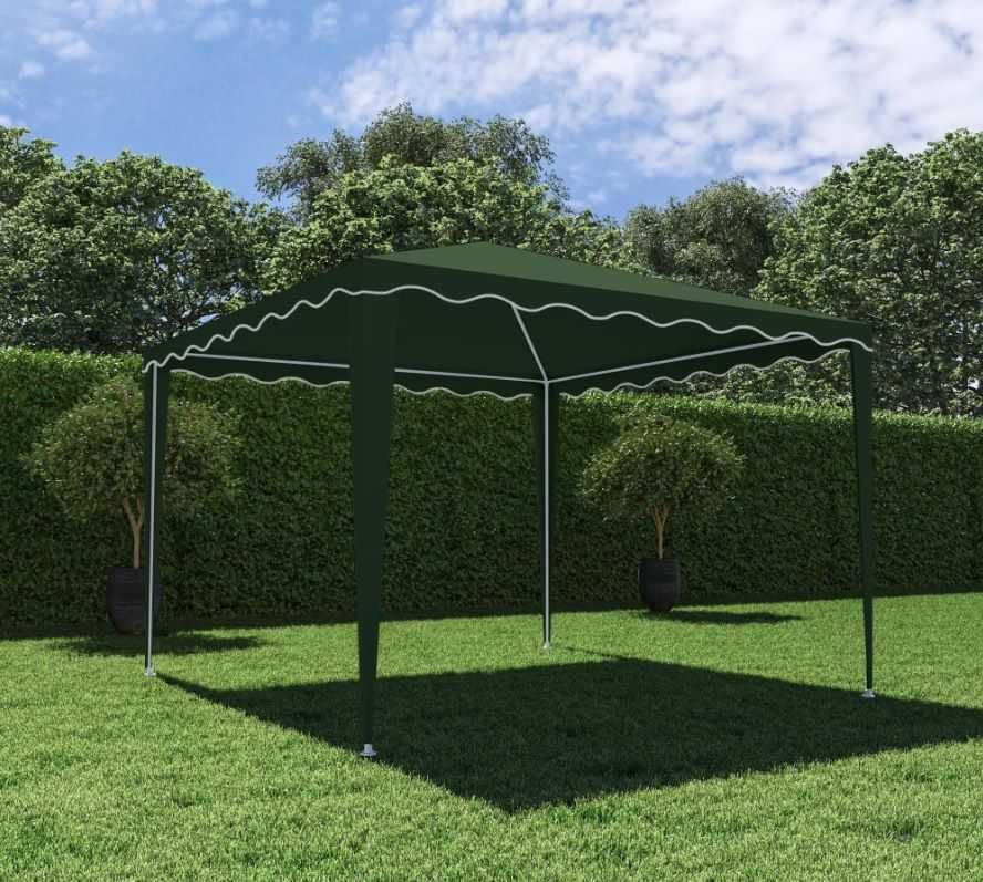 Pavilion CORT Cadru Metal Gradina Terasa 3X3X2.5 M+Livrare GRATUITA !