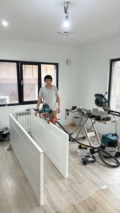 Установка межкомнатных дверей