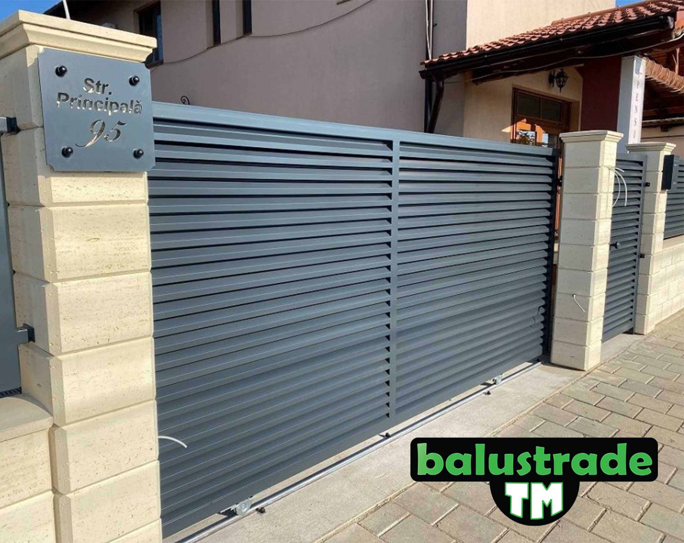 Porți și Garduri Metalice-Direct din Fabrica Timisoara BalustradeTM.ro