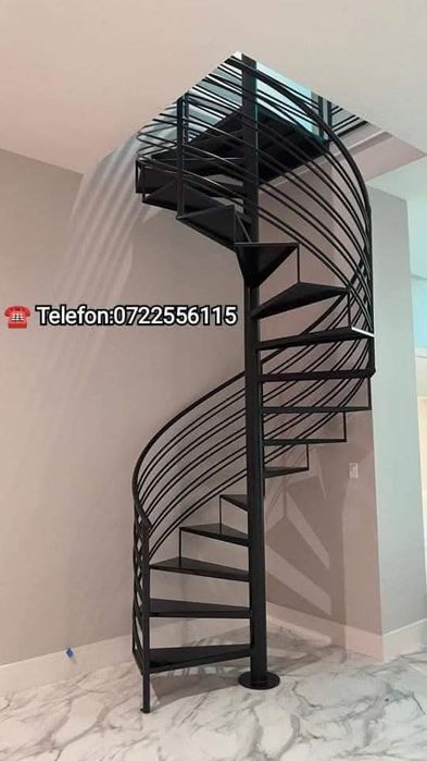 Scări Spirală pentru interior și exterior