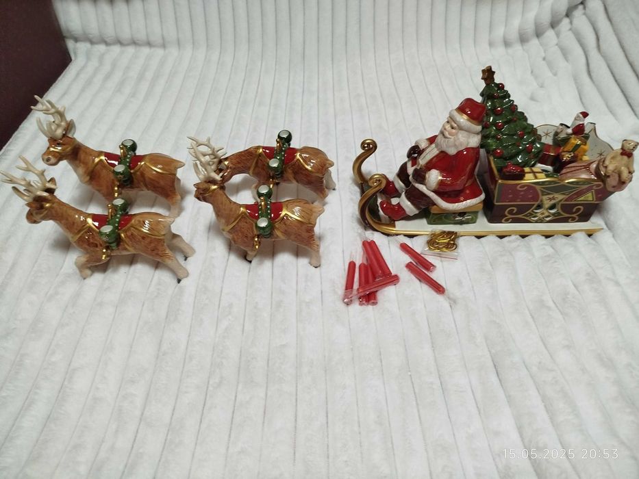 Статуэтка Санта на санях 70 см Christmas Toys Memory Villeroy & Boch