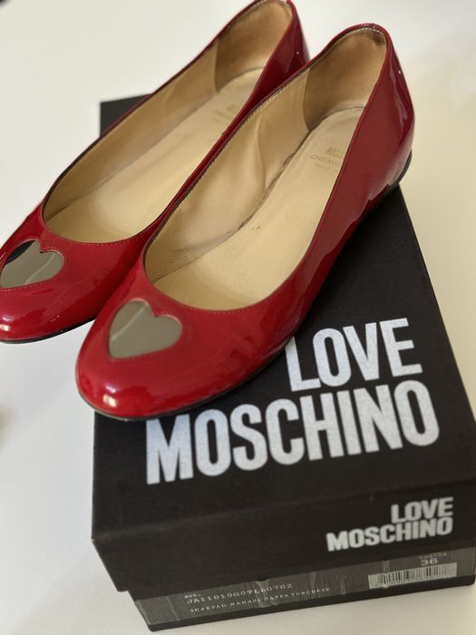 LOVE MOSCHINO балетки состояние хорошее