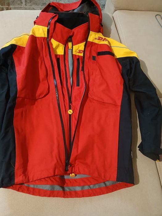 Geaca +jachetă inscripționate DHL mărimea M