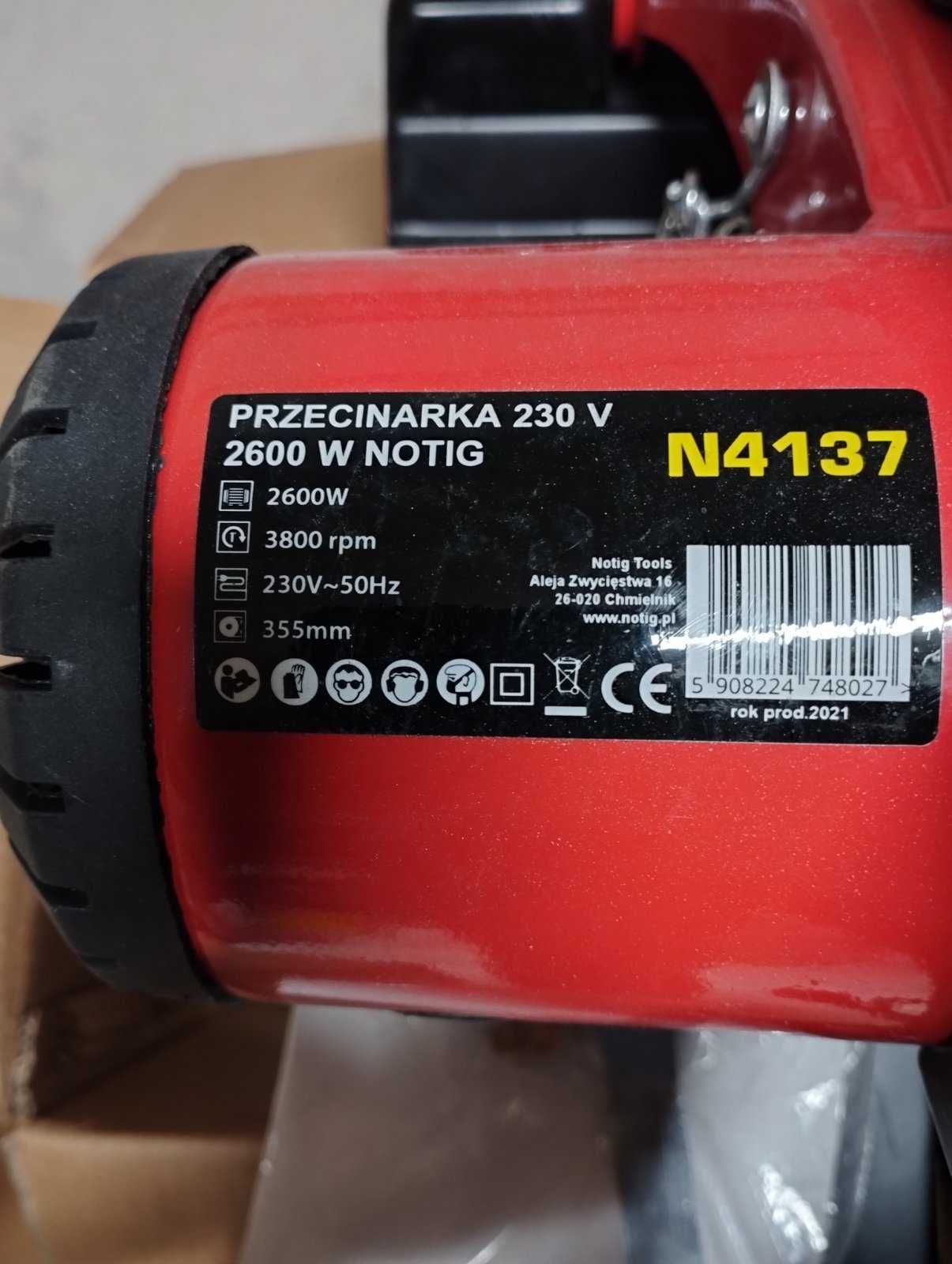 Настолен циркуляр за метал NOTIG N4137, 2600 W, 355 мм