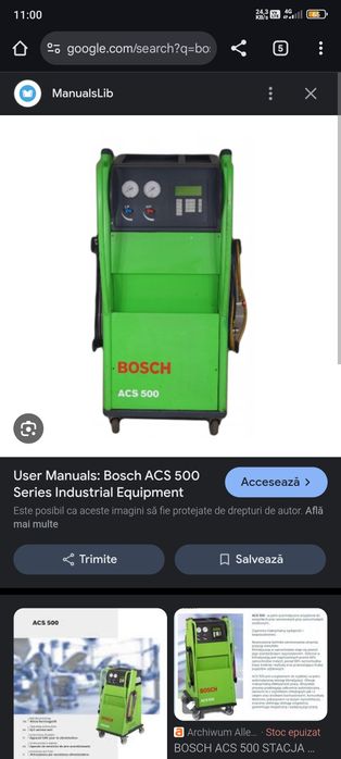 Aparat încărcare freon BOSCH ACS500