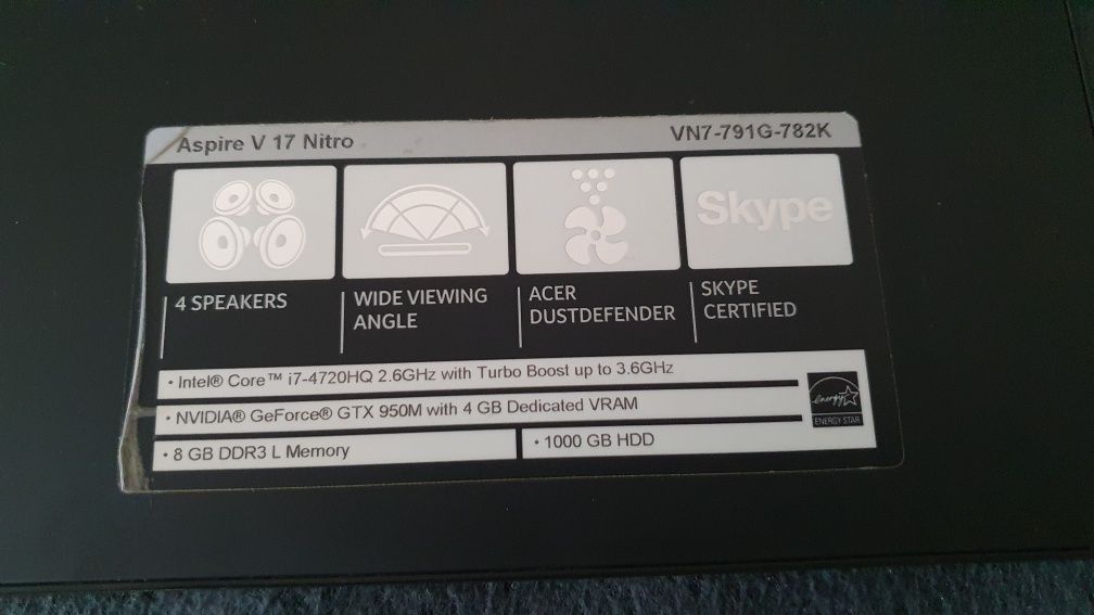 Laptop Acer Aspire V Nitro