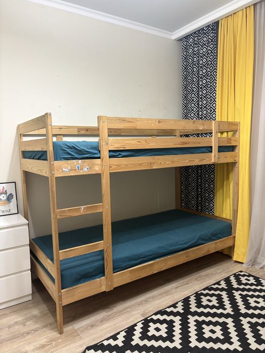 Двухярусная кровать 90*200 Ikea