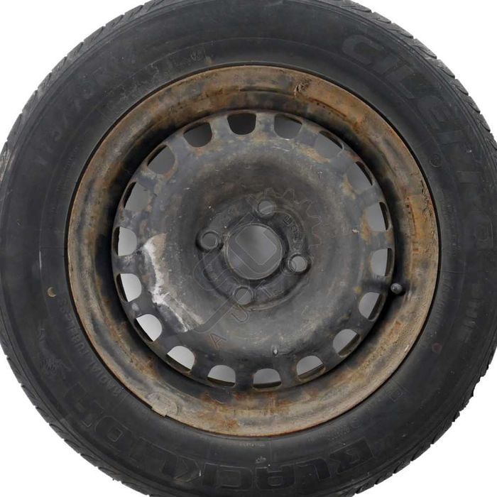 Стоманени джанти 4x100 с гуми R14 Opel Corsa D 2006-2014 ID: 118980